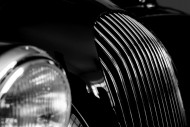 Car Lamps and Car Grille on t...