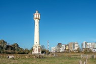 Hoge vuurtoren van Heist, lig...