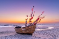 Traditional wooden fishing bo...