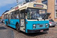 Blue 1980 Van Hool A120 bus /...