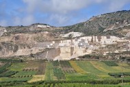 Marble quarry near Erice, Sic...
