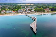 Aerial view over Seebrcke / ...