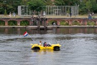Yellow Amphibuggy during the ...