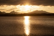 Sunset at Hopfensee in Allgu...
