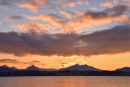Sunset at Hopfensee in Allgu...