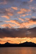 Sunset at Hopfensee in Allgu...