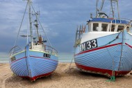 Fishing boats beached on Thor...