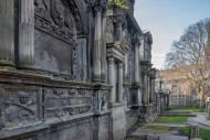 Gravestones in the north-west...