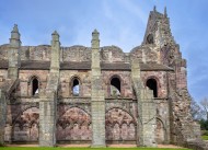 Buttresses of Holyrood Abbey,...