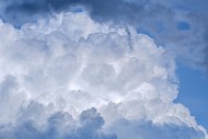 White cumulus congestus cloud...
